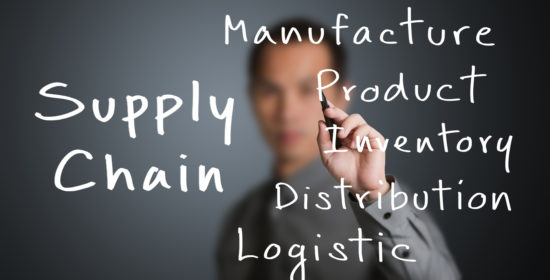 Business,Man,Writing,Supply,Chain,Management,Concept,By,Flow,From