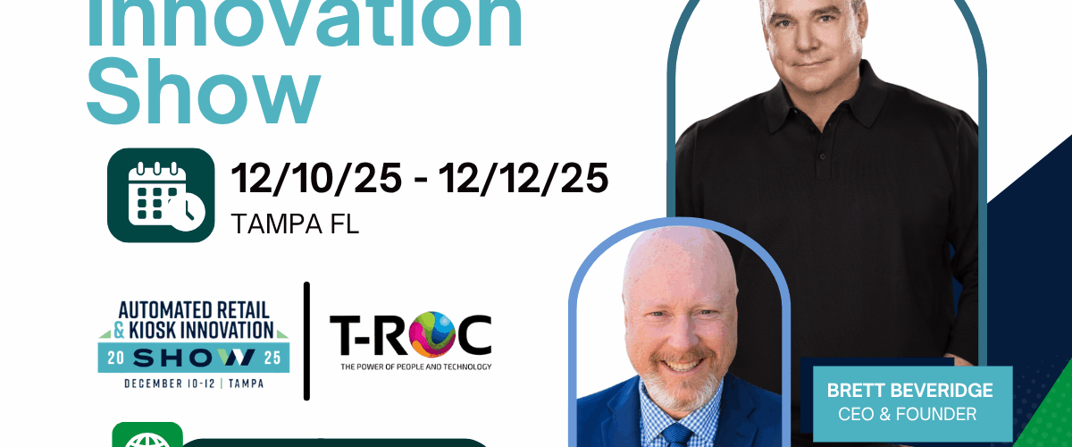 T-ROC’s CEO Brett Beveridge and Director Ben Wheeler join the Automated Retail & Kiosk Innovation Show to discuss automated retail innovation and performance.