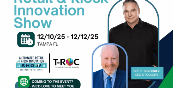 T-ROC’s CEO Brett Beveridge and Director Ben Wheeler join the Automated Retail & Kiosk Innovation Show to discuss automated retail innovation and performance.